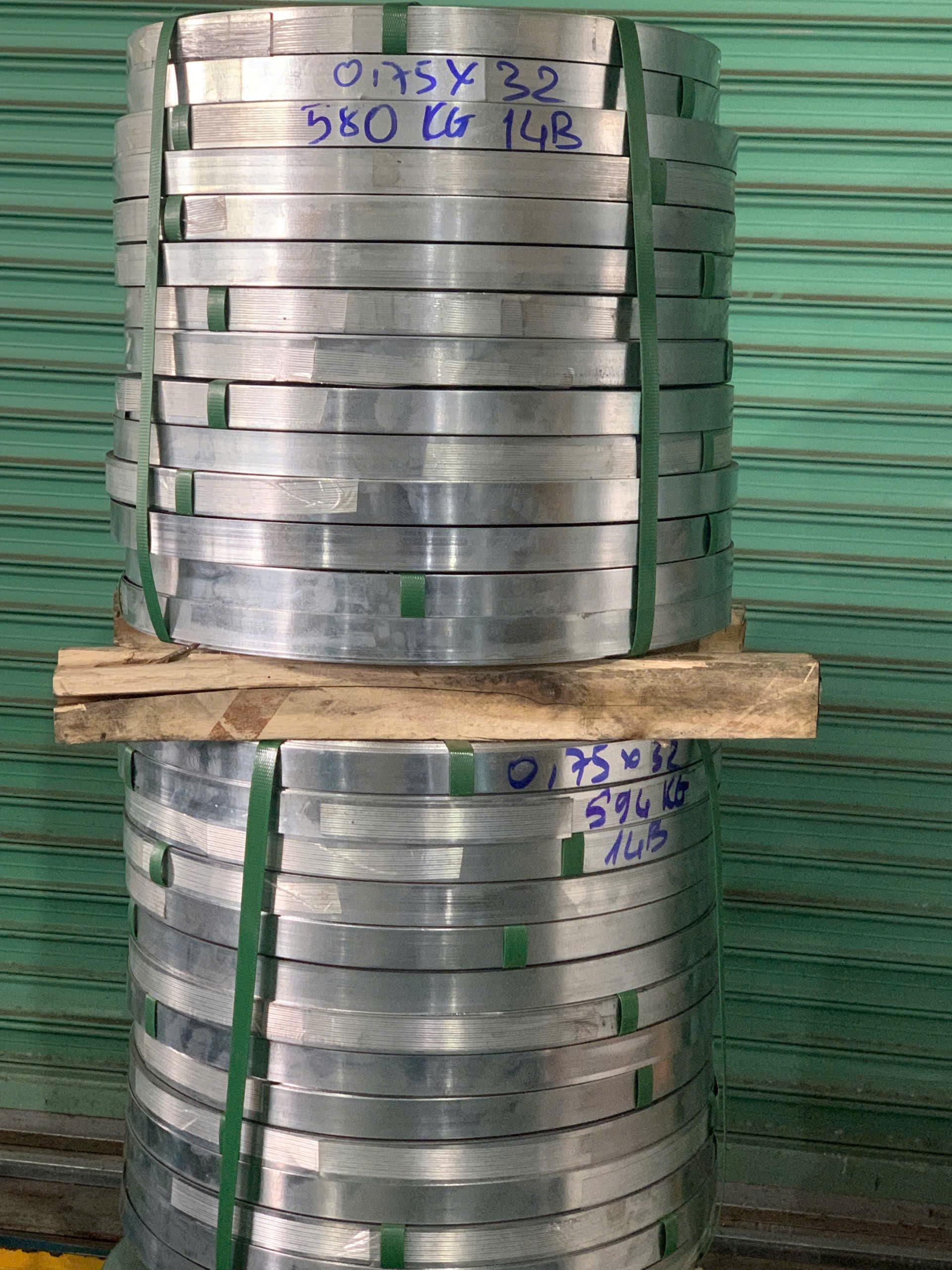 Dây đai thép bản 32mm tại kho