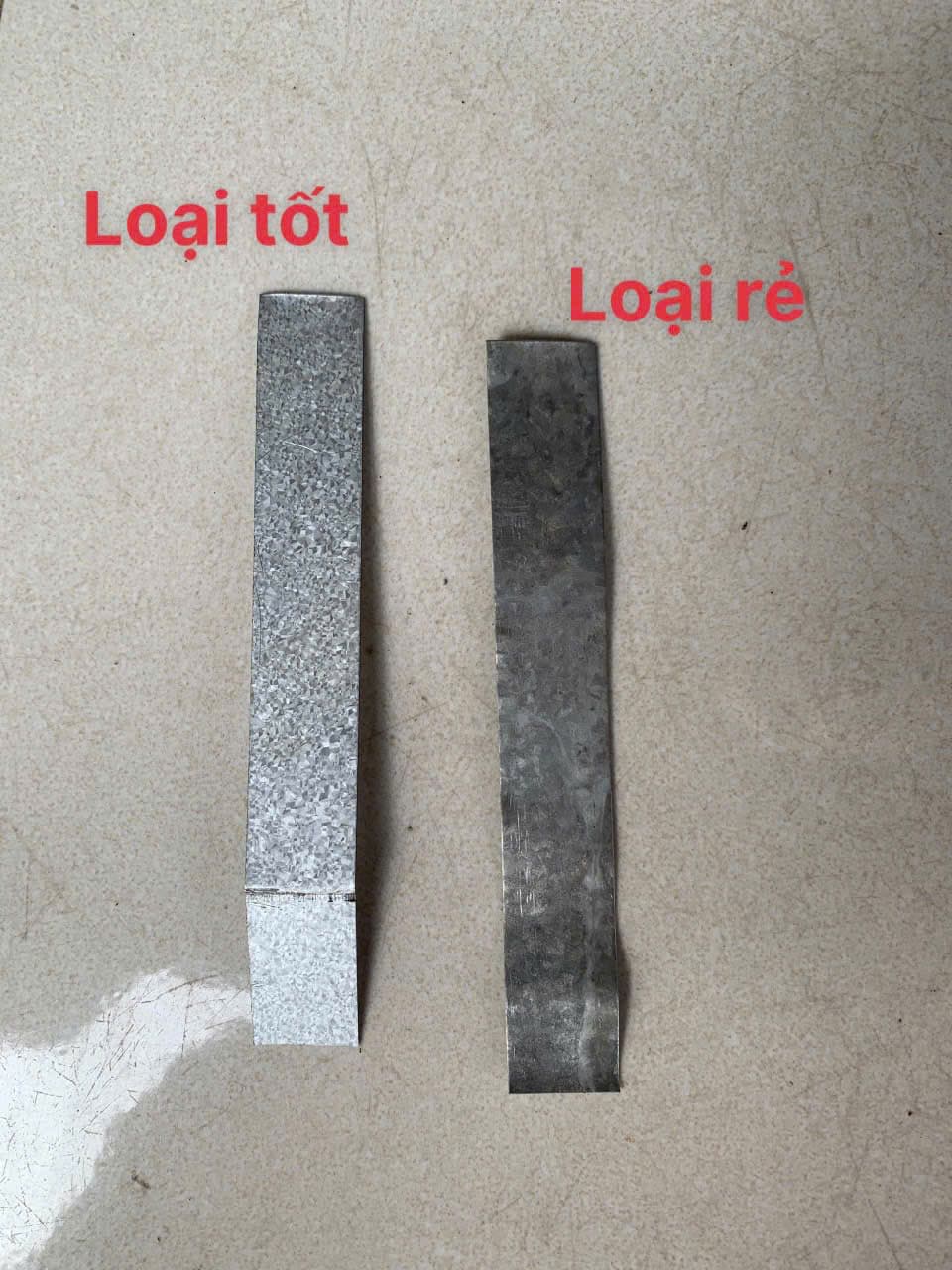 So sánh chất lượng bề mặt dây đai thép